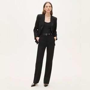 NWT J. Crew Petite Natalia Pant in Four-season Stretch Black Size 8P
